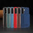 For Samsung Galaxy S25 5G Solid Color Horizontal Magnetic Card Bag RFID MagSafe Phone Case(Red)