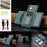 For Samsung Galaxy S25 Ultra 5G Solid Color Horizontal Magnetic Card Bag RFID MagSafe Phone Case(Green)