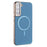For Samsung Galaxy S25 5G Solid Color Plating MagSafe Full Coverage Phone Case(Baby Blue)