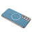 For Samsung Galaxy S25 5G Solid Color Plating MagSafe Full Coverage Phone Case(Baby Blue)