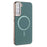 For Samsung Galaxy S25 5G Solid Color Plating MagSafe Full Coverage Phone Case(Green)