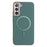 For Samsung Galaxy S25 5G Solid Color Plating MagSafe Full Coverage Phone Case(Green)