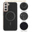 For Samsung Galaxy S25 5G Solid Color Plating MagSafe Full Coverage Phone Case(Black)