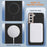 For Samsung Galaxy S25+ 5G Solid Color Plating MagSafe Full Coverage Phone Case(Black)