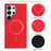 For Samsung Galaxy S25 Ultra 5G Solid Color Plating MagSafe Full Coverage Phone Case(Red)