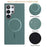 For Samsung Galaxy S25 Ultra 5G Solid Color Plating MagSafe Full Coverage Phone Case(Green)