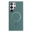 For Samsung Galaxy S25 Ultra 5G Solid Color Plating MagSafe Full Coverage Phone Case(Green)