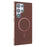 For Samsung Galaxy S25 Ultra 5G Solid Color Plating MagSafe Full Coverage Phone Case(Brown)