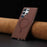 For Samsung Galaxy S25 Ultra 5G Solid Color Plating MagSafe Full Coverage Phone Case(Brown)