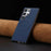 For Samsung Galaxy S25 Ultra 5G Solid Color Plating MagSafe Full Coverage Phone Case(Dark Blue)