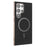 For Samsung Galaxy S25 Ultra 5G Solid Color Plating MagSafe Full Coverage Phone Case(Black)
