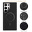For Samsung Galaxy S25 Ultra 5G Solid Color Plating MagSafe Full Coverage Phone Case(Black)
