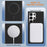 For Samsung Galaxy S25 Ultra 5G Solid Color Plating MagSafe Full Coverage Phone Case(Black)