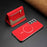 For Samsung Galaxy S25 5G Zipper Horizontal Magnetic Card Bag RFID MagSafe Phone Case(Red)