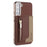 For Samsung Galaxy S25 5G Zipper Horizontal Magnetic Card Bag RFID MagSafe Phone Case(Brown)
