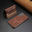 For Samsung Galaxy S25 5G Zipper Horizontal Magnetic Card Bag RFID MagSafe Phone Case(Brown)