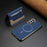 For Samsung Galaxy S25 5G Zipper Horizontal Magnetic Card Bag RFID MagSafe Phone Case(Dark Blue)