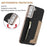 For Samsung Galaxy S25 5G Zipper Horizontal Magnetic Card Bag RFID MagSafe Phone Case(Black)