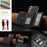 For Samsung Galaxy S25 5G Zipper Horizontal Magnetic Card Bag RFID MagSafe Phone Case(Black)