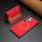 For Samsung Galaxy S25 Ultra 5G Zipper Horizontal Magnetic Card Bag RFID MagSafe Phone Case(Red)