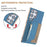 For Samsung Galaxy S25 Ultra 5G Zipper Horizontal Magnetic Card Bag RFID MagSafe Phone Case(Baby Blue)