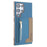 For Samsung Galaxy S25 Ultra 5G Zipper Horizontal Magnetic Card Bag RFID MagSafe Phone Case(Baby Blue)