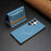 For Samsung Galaxy S25 Ultra 5G Zipper Horizontal Magnetic Card Bag RFID MagSafe Phone Case(Baby Blue)