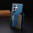 For Samsung Galaxy S25 Ultra 5G Zipper Horizontal Magnetic Card Bag RFID MagSafe Phone Case(Baby Blue)