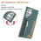 For Samsung Galaxy S25 Ultra 5G Zipper Horizontal Magnetic Card Bag RFID MagSafe Phone Case(Green)
