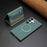 For Samsung Galaxy S25 Ultra 5G Zipper Horizontal Magnetic Card Bag RFID MagSafe Phone Case(Green)