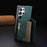 For Samsung Galaxy S25 Ultra 5G Zipper Horizontal Magnetic Card Bag RFID MagSafe Phone Case(Green)