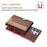 For Samsung Galaxy S25 Ultra 5G Zipper Horizontal Magnetic Card Bag RFID MagSafe Phone Case(Brown)