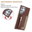 For Samsung Galaxy S25 Ultra 5G Zipper Horizontal Magnetic Card Bag RFID MagSafe Phone Case(Brown)