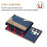 For Samsung Galaxy S25 Ultra 5G Zipper Horizontal Magnetic Card Bag RFID MagSafe Phone Case(Dark Blue)
