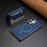 For Samsung Galaxy S25 Ultra 5G Zipper Horizontal Magnetic Card Bag RFID MagSafe Phone Case(Dark Blue)