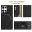 For Samsung Galaxy S25 Ultra 5G Zipper Horizontal Magnetic Card Bag RFID MagSafe Phone Case(Black)