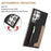 For Samsung Galaxy S25 Ultra 5G Zipper Horizontal Magnetic Card Bag RFID MagSafe Phone Case(Black)