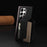 For Samsung Galaxy S25 Ultra 5G Zipper Horizontal Magnetic Card Bag RFID MagSafe Phone Case(Black)