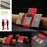 For Samsung Galaxy S25 5G Colour Matching Horizontal Magnetic Card Bag RFID MagSafe Phone Case(Red)