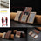 For Samsung Galaxy S25 5G Colour Matching Horizontal Magnetic Card Bag RFID MagSafe Phone Case(Brown)
