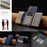 For Samsung Galaxy S25 5G Colour Matching Horizontal Magnetic Card Bag RFID MagSafe Phone Case(Dark Blue)