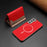 For Samsung Galaxy S25+ 5G Colour Matching Horizontal Magnetic Card Bag RFID MagSafe Phone Case(Red)