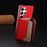 For Samsung Galaxy S25 Ultra 5G Colour Matching Horizontal Magnetic Card Bag RFID MagSafe Phone Case(Red)