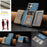 For Samsung Galaxy S25 Ultra 5G Colour Matching Horizontal Magnetic Card Bag RFID MagSafe Phone Case(Baby Blue)