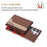 For Samsung Galaxy S25 Ultra 5G Colour Matching Horizontal Magnetic Card Bag RFID MagSafe Phone Case(Brown)