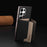 For Samsung Galaxy S25 Ultra 5G Colour Matching Horizontal Magnetic Card Bag RFID MagSafe Phone Case(Black)