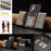 For Samsung Galaxy S25 Ultra 5G Colour Matching Horizontal Magnetic Card Bag RFID MagSafe Phone Case(Black)