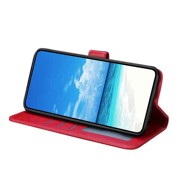 For iPhone 15 Pro Max Butterfly Flutter Pattern Embossed Leather Phone Case(Red)