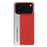 For iPhone 17 Pro Max Camera Design Diamond Texture Leather PC Phone Case(Red)