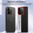 For iPhone 17 Camera Design Diamond Texture Leather PC Phone Case(Black)